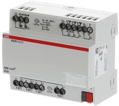 Актуатор вентилаторни конвектори FCC/S1.1.1.1 2x PWM 6DIN KNX ABB