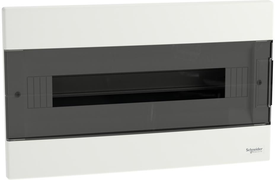 Табло за скрит монтаж 18 мод. Easy 9 EU с прозрачна врата и Н и РЕ клеми SE