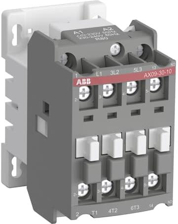 Контактор AX09-30-10 3P 4kW (9A AC-3) 1NO 110V 50/60Hz ABB