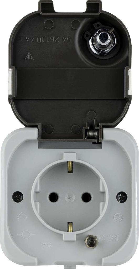 Контакт шуко открит монтаж IP44 с КЛЮЧ серия AquaTop GAO