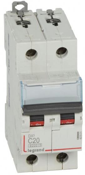 Автоматичен прекъсвач DX3 2P 20A крива С 6kA Legrand