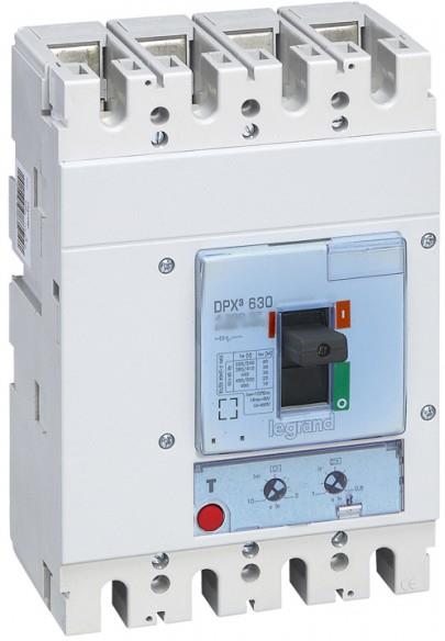 Автомат DPX3 630 TM 4P 630A 36кA регулируем (In x 0.8...1) Legrand