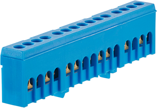 Клема изолирана СИНЯ N15H 15x16mm² IP20 63A 690V MOREK
