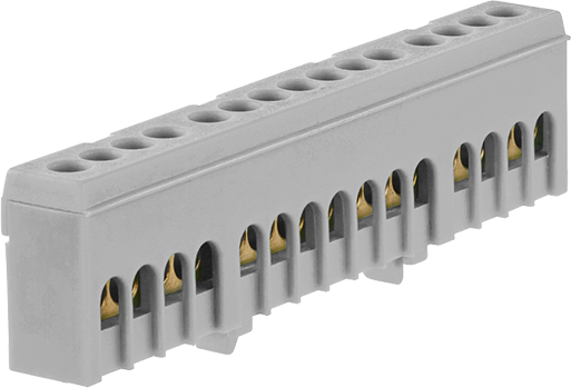 Клема изолирана СИВА A15H 15x16mm² IP20 63A 690V MOREK