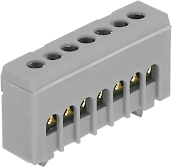 Клема изолирана СИВА A7H 7x16mm² IP20 63A 690V MOREK