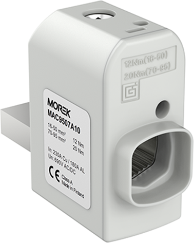 Изолиран конектор към устройство SR95R 1xAl/Cu 16-95mm², десен, 690V MOREK