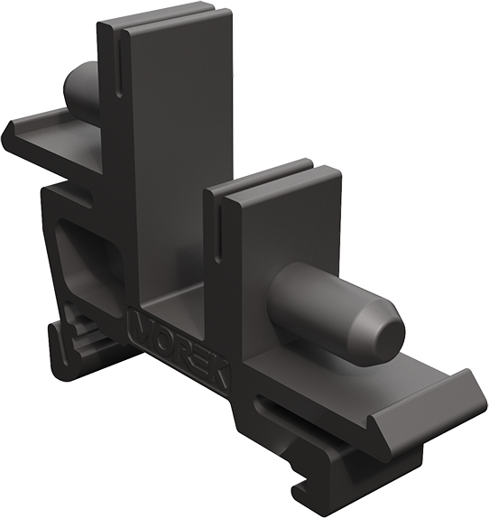 Основа BB3 за DIN монтаж на неизолирана месингова шина BB1xx MOREK