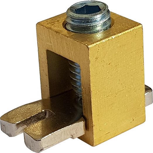 Входящ конектор 2X35mm² HEX за месингова шина h21mm 63A 690V MOREK