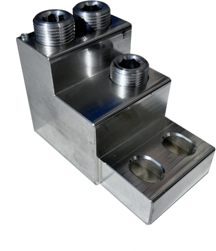 Неизолиран конектор към устройство OTH300-3 3xAl/Cu 70-300 mm² h64mm 1250A 690V MOREK