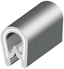 Гумена защитна лента за ръб 1,0-4,0mm сива RAL 7035 100m MOREK