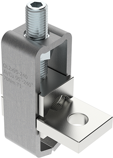 Неизолиран конектор към устройство OL240-2 Al/Cu 2x95-240mm² h78mm 806A 690V MOREK