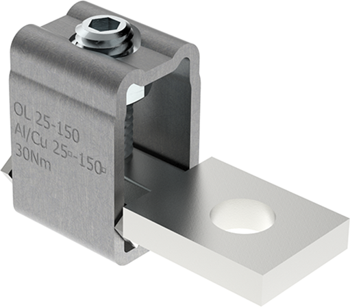 Неизолиран конектор към устройство OL150 Al/Cu 1x25-150mm² h38mm 285A 690V MOREK