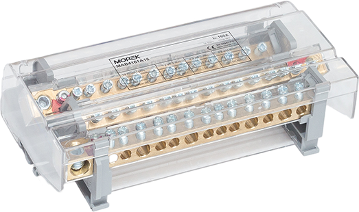 Разпределителен клемен блок Moblock 4P 160A-14 1x50 + 4x35 + 9x16mm² MOREK /до изчерпване/