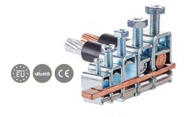 Неизолирани клеми към шина MAE MOREK