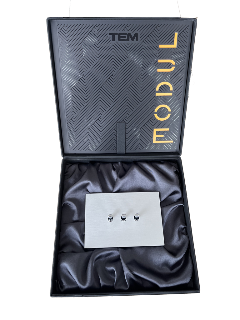 Мострена кутия Edge - механизъм хром/рамка сребро