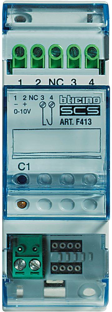 Димер 1-10V 1 канал 2 DIN модула My Home Bticino