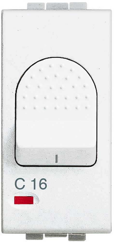 Автоматичен прекъсвач 1P+N 16A крива С 3kA 1 мод. цвят Бял LL Bticino