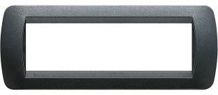 Рамка 7 мод. Dark steel plastic LL International Bticino 