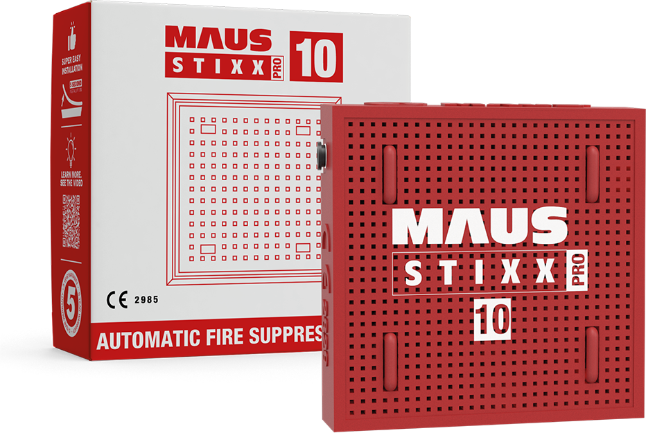 Устройство за автоматично гасене на пожар в обем до 1.0m³ Stixx PRO 10 MAUS