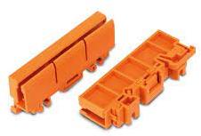 Държач за монтаж на клеми серия 2273 - 2.5 mm2 към DIN шина оранжев Wago