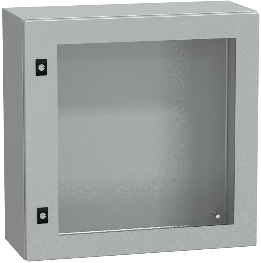 Метално табло 600x600x250мм БЕЗ плоча със стъклена врата IP66 Spacial CRN SE