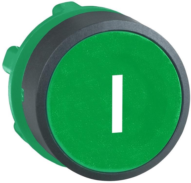 Глава за бутон зелен със символ I XB5 SE