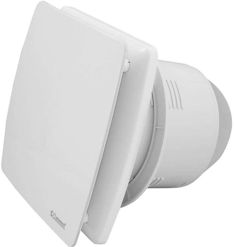 Вентилатор ф120мм, цвят Бял, 160м3/ч 16W 34dB с клапа Commel