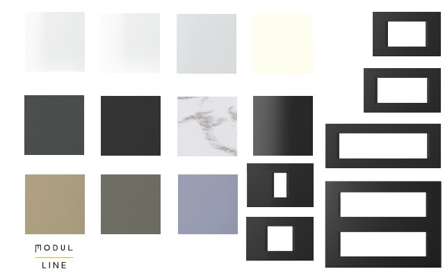 Рамки ИТАЛИАНСКИ СТАНДАРТ Line Modul TEM