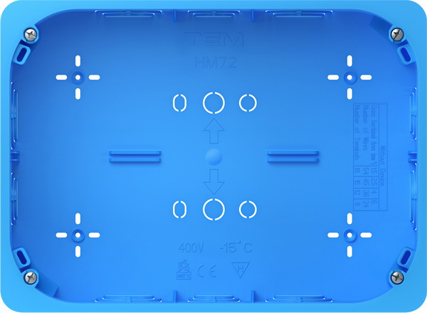 Конзолна кутия за гипсокартон 7+7 мод. дълб. 63 мод.м Modul TEM