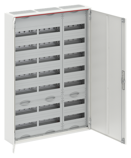 Табло за открит монтаж ComfortLine 7х36мод. CA37V с две плътни метални врати IP44 и Н и РЕ клеми ABB