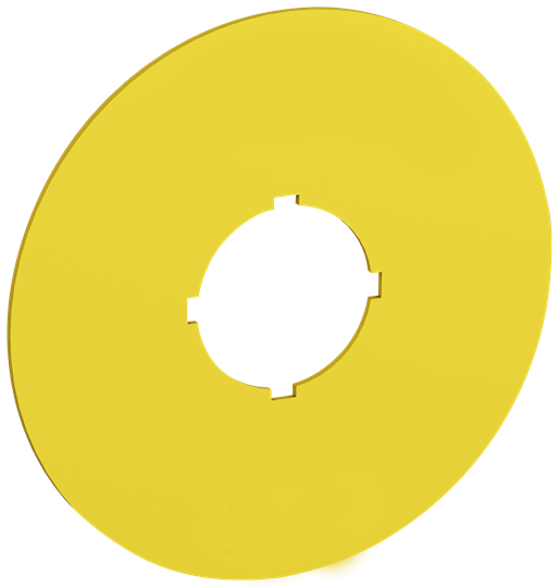 Основа за авариен стоп жълта ф70мм Compact АВВ