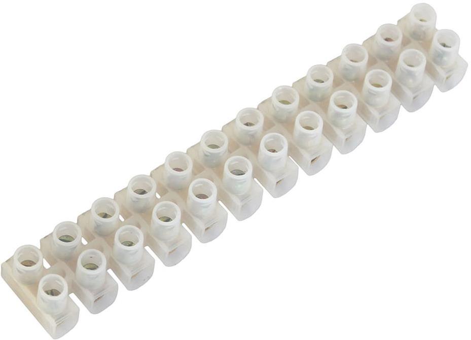 Лустер клема 4,0мм2 бяла Commel