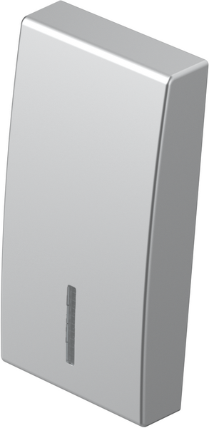 Лицев панел ключ/бутон 1 мод. с индикатор цвят Сребро мат Modul TEM