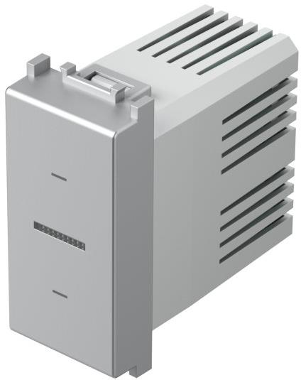 Бутон с програмируемо реле 16A 1 мод. цвят Сребро мат Modul TEM