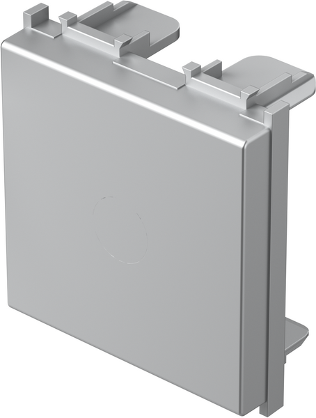 Празен панел 2 мод. цвят Сребро мат Modul TEM