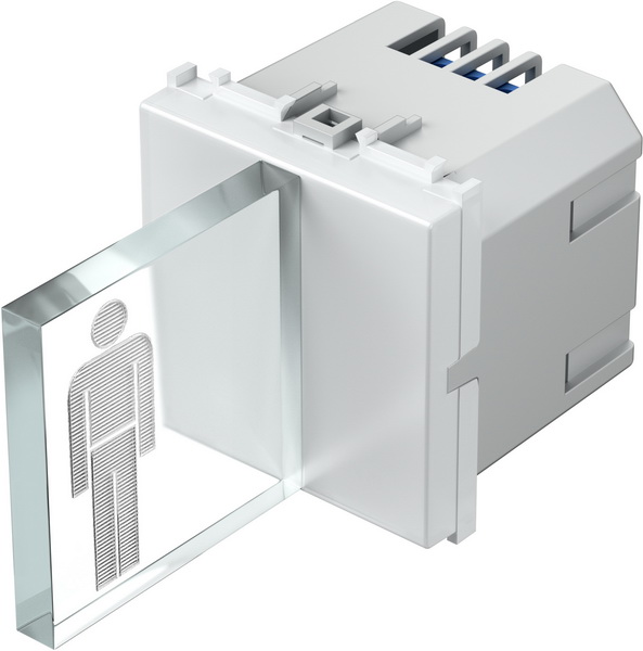 Светлинен индикатор с 3D табелка 