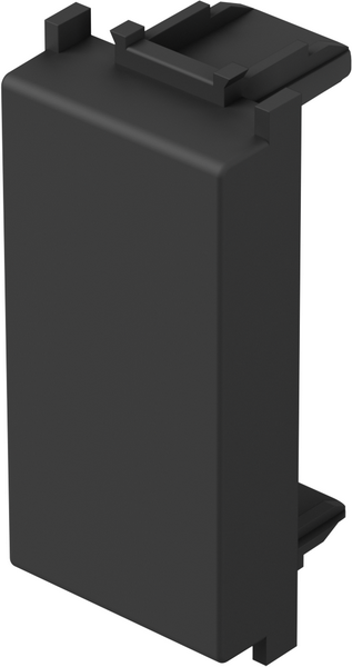 Празен панел 1 мод. цвят Черен мат Modul TEM