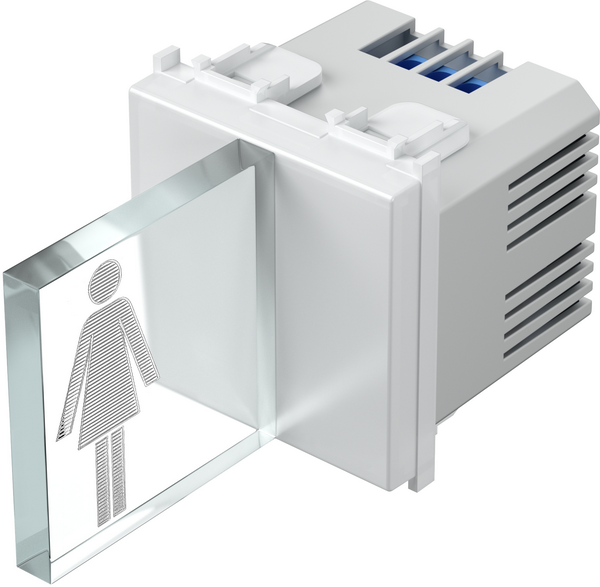 Светлинен индикатор с 3D табелка 