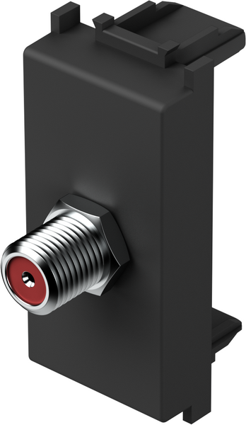 Розетка SAT индивидуална 0db 1 мод. цвят Черен мат Modul TEM