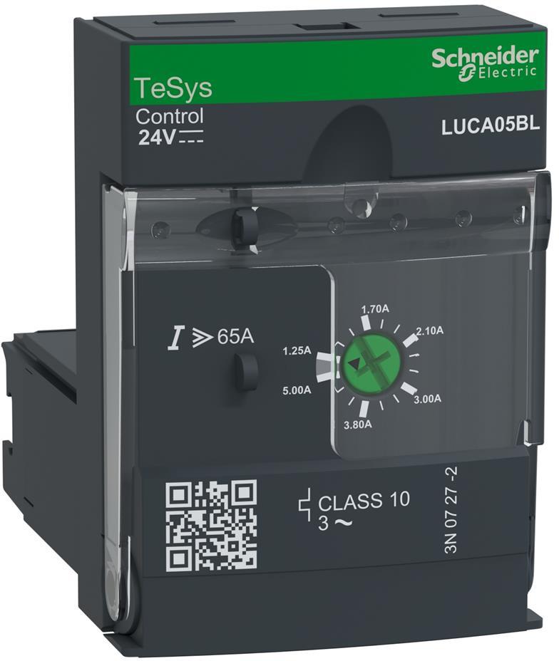 Моторен пускател TeSys U 3P 1.5kW (12A AC-3) с термична защита 1.25…5A 24V DC SE
