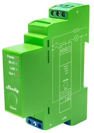 Димер Smart 1х 200VA с мерител за DIN монтаж Shelly PRO Dimmer 1PM - 268162S