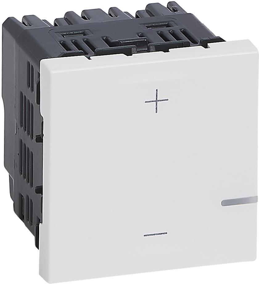 Димер бутонен R=3-400W L=3-400VA LED=3-125VA цвят бял Mosaic Legrand