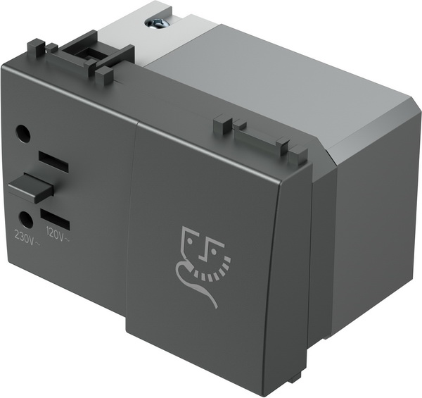 Контакт за самобръсначка 3 мод. цвят Антрацит Modul TEM