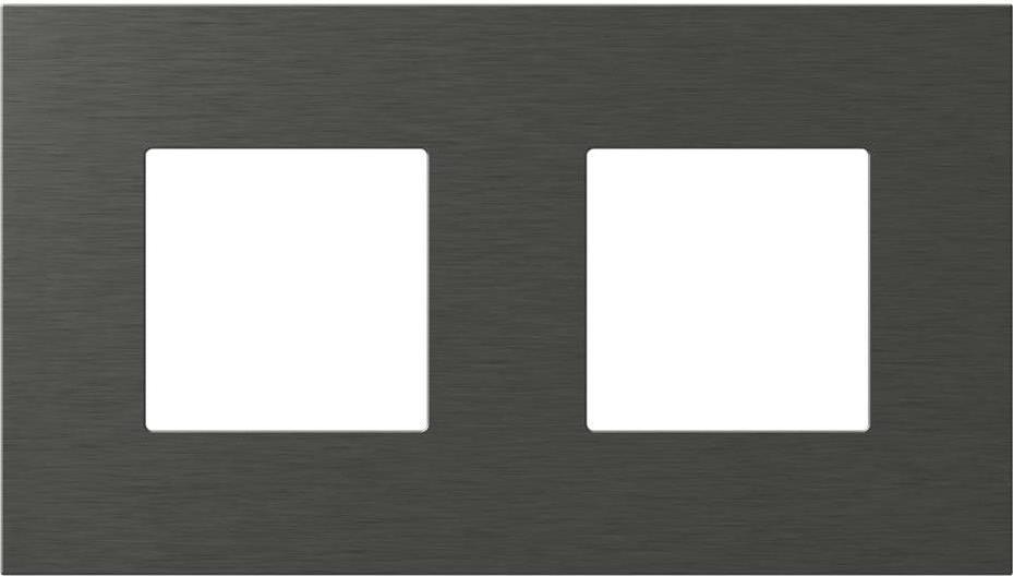Рамка 2+2 мод. цвят Антрацит Modul Edge TEM