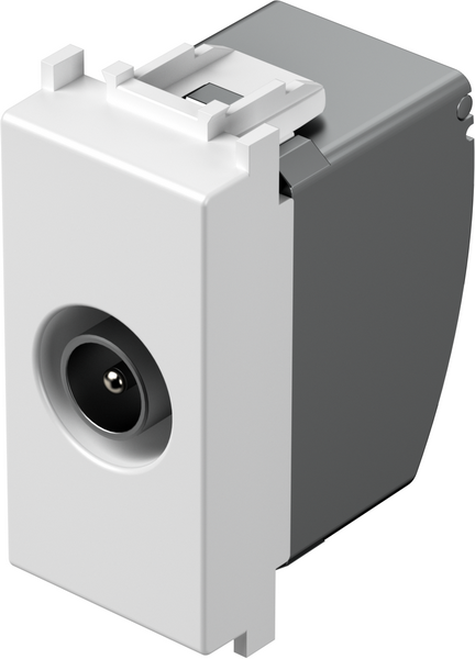 Розетка TV преходна 10db 1 мод. цвят Бял мат Modul TEM