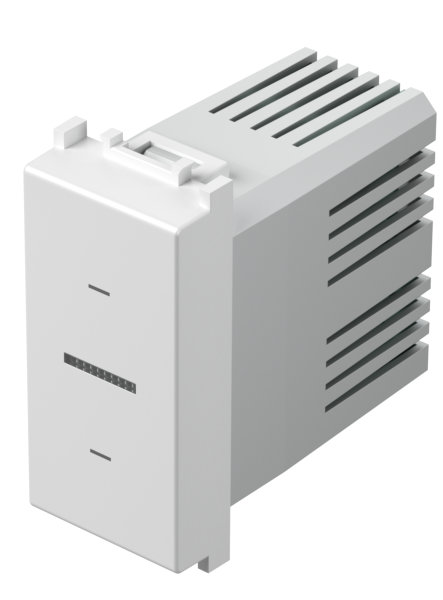 Бутон с програмируемо реле 16A 1 мод. цвят Бял мат Modul TEM