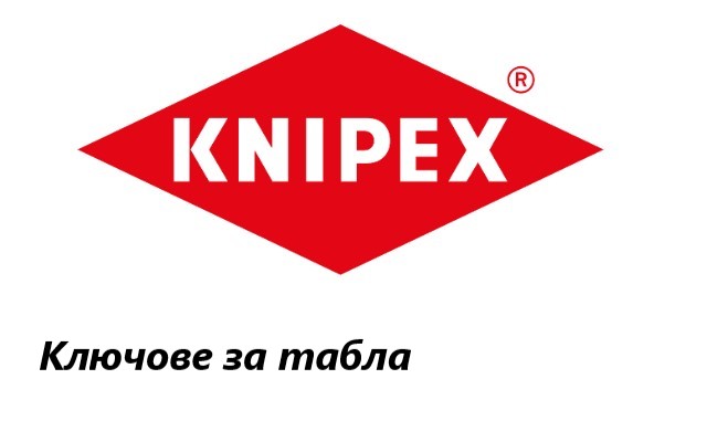 Ценова листа Ключове за табла Knipex