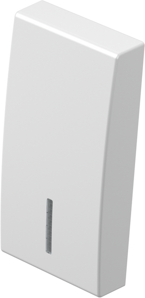 Лицев панел ключ/бутон 1 мод. с индикатор цвят Бял мат Modul TEM