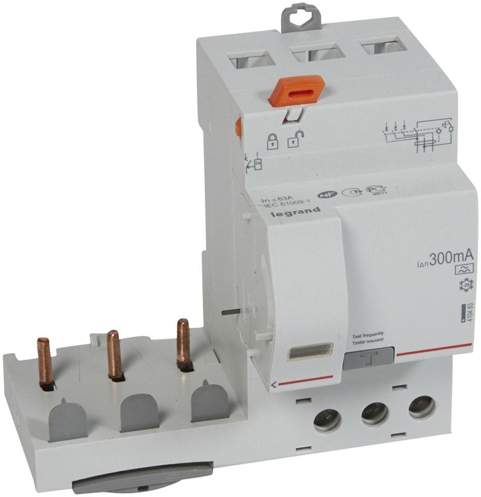 Допълнителен ДТЗ модул 3P 63A 300mA тип A DX3 Legrand