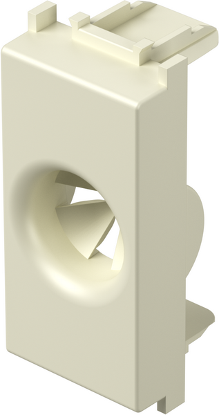 Кабелен изход 1 мод. цвят Крем гланц Modul TEM